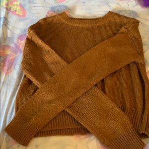 Brown sweater